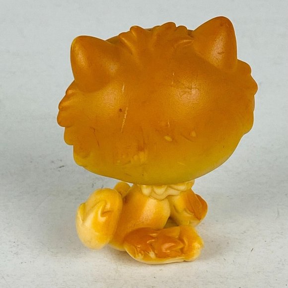 Littlest Pet Shop LPS Orange Brown Chow Chow Puppy Dog Pretend Play Toy 2005 - Picture 6 of 9